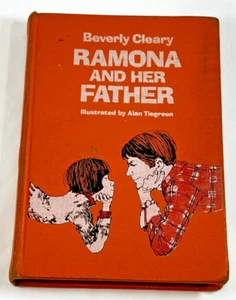 Ramona and Her Father by Beverly Cleary 1977 Hardcover 1st Ed. / 2nd Print - Picture 1 of 8