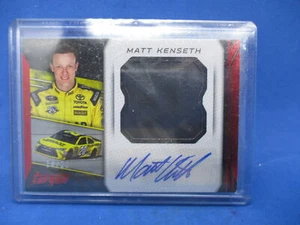 Matt Kenseth PANINI TORQUE RACE USED Relic 2016 signed card 14/20 - Picture 1 of 2