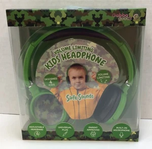 Gabba Goods Camouflage Volume Limiting Kids Headphones With Adjustable Band - Picture 1 of 2