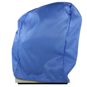 ESD Microscope Dust Cover, Opaque, Blue Fabric (Small, Tall) - Picture 1 of 5