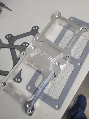 6/71-14/71 Roots Blower Dual 4150 Carburetor Adapter Plate - image 1 of 3