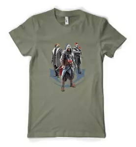 Assasins Gaming Soldier Creed Personalised Unisex Adult T Shirt - Picture 1 of 20