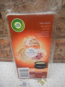 AIR WICK WAX MELTS VANILLA TREATS, CUPCAKES, WHIPPED CREAM, RASPBERRY JAM - Picture 1 of 2