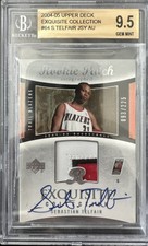 BGS 9.5/10 SEBASTIAN TELFAIR 2004-05 Exquisite Collection PATCH AUTO #’d /99 RC