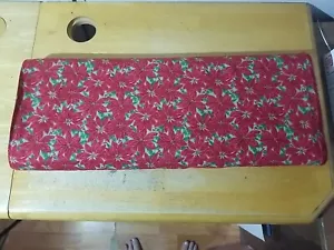 14 YDS MODA FABRICS #56001 13 Home Sweet Holidays Red Poinsettias - Picture 1 of 3