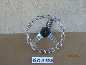 NEW LOWRIDER BICYCLE CHAIN STEERING WHEEL FOR LOWRIDER, CRUISER, BMX, TRICYCLE - Picture 1 of 3