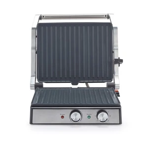 Salter Large Electric Health Grill Adjustable Temperature Ceramic Panini Press - Picture 1 of 7
