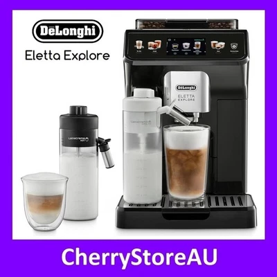 DeLonghi Eletta Explore ECAM45055G FULLY AUTOMATIC COFFEE MACHINE ESPRESSO - image 1 of 4