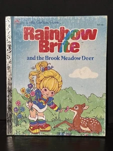 Vintage Rainbow Brite and the Brook Meadow Deer A Little Golden Book 1984 HC - Picture 1 of 6
