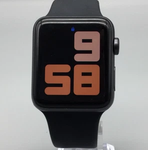 Apple Watch Series 3 Smart Watch Unisex 36mm Black LOCKED FOR PARTS REPAIR - Picture 1 of 14