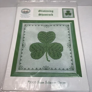 GLISTENING SHAMROCK Susan Saltzgiver Designs Counted Cross Stitch Pattern. - Picture 1 of 5