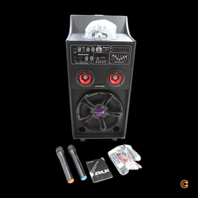 Auna DisGo Box 100 PA-System 100W RMS Bluetooth SD-Slot LEDs USB SIEHE TEXT/FOTO - Bild 1 von 4