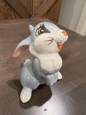Винтажная фигурка Thumper 1940-е Disney American Pottery Evan K Shaw 4 дюйма - Изображение 1 из 4