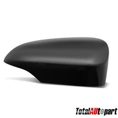 Tapa de espejo de plástico lisa negra para Toyota C-HR 2018-2022 lado del pasajero Foto 1 de 4
