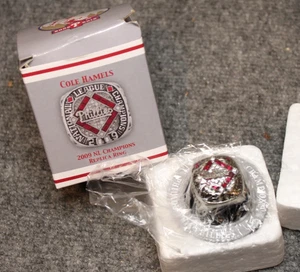 Philadelphia Phillies Cole Hamels 2009 NL Champions Replica Ring NIB - Picture 1 of 10