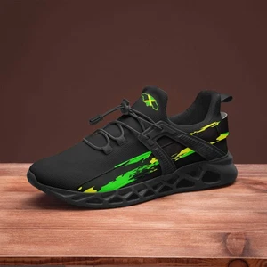 Zapatos para correr Rastaman Jamaicanos de malla negra - Imagen 1 de 10