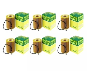 Mann Set of 6 Engine Oil Filters HU821x For Mercedes W211 W164 X164 W251 - Picture 1 of 5