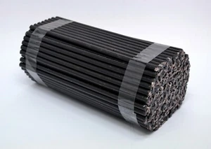 20 St. 18,5 cm Schwarz Wachs Kerzen свечи черные восковые освящены - Picture 1 of 2