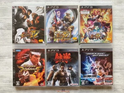 SONY Playstation 3 PS3 Street Fighter & Virtua Fighter 5 Tekken 6 set from Japan - Image 1 of 4