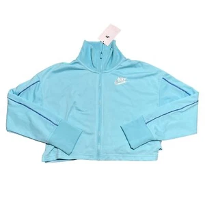 Nike Sportswear Girls Tracksuit Jacket Light Blue Large New - Picture 1 of 7