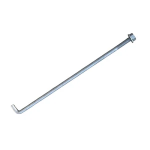 Sandbaggy 1/2" x 16" Threaded Concrete Anchor L-Bolts - Hot Dipped Galvanized - Picture 1 of 12