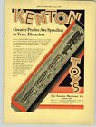 1930 PAPER AD Kenton Toy Train Sets Cast iron Ohio 