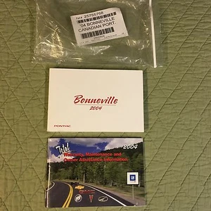 04 2004 Pontiac Bonneville Owners Manual Guide FREE SHIPPING Book SMOKE FREE - Imagen 1 de 3