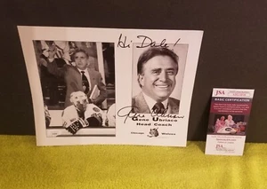 Gene Ubriaco Signed Pittsburgh Penguins Chicago Blackhawks  NHL  Wolves JSA RARE - Picture 1 of 5