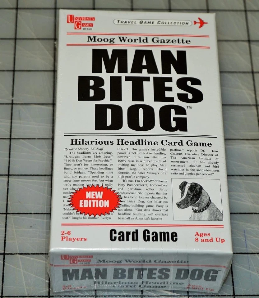 Man Bites Dog Card Game Family Fun 2-6 Players New Sealed - Image 1 of 1