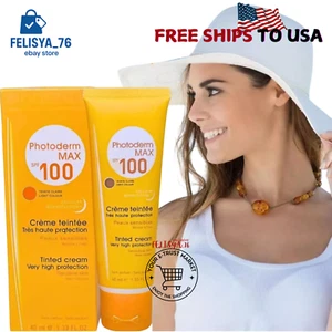 New 2 pcs Bioderma Photoderm Max SPF100 40ml Sunscreen UV Sunblock Cream - Picture 1 of 10