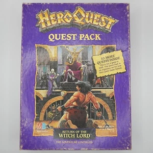 HeroQuest Return of the Witch Lord Expansion Pack 95.8% Complete W/ 15 Extras - Picture 1 of 16