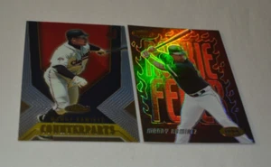 2001 BOWMAN'S BEST MANNY RAMIREZ RF6 AND 2000 TOPPS FINEST COUNTERPARTS MANNY - Picture 1 of 4