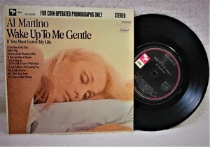 record 33 EP w/Pic Cover Al Martino Wake Up To Me Gentle Capitol SU-2983 - Imagen 1 de 2