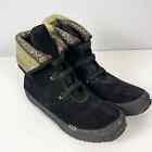 Ahnu Himalaya Suede Leather Ankle Boots Woman’s Size 8 Black