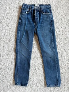 Pantalones de mezclilla Agolde Riley de tiro alto talla 24 - Imagen 1 de 4