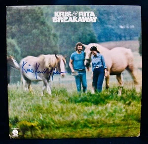 KRIS KRISTOFFERSON•Signed BREAKAWAY Promo Album~The Highwaymen - Picture 1 of 3