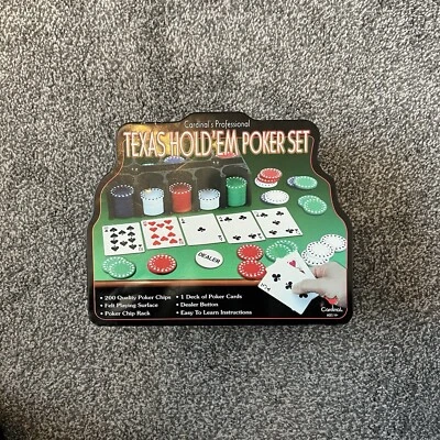 Texas Hold 'Em Poker Set pre-owned  - Image 1 of 4