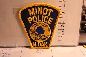 police patch MINOT POLICE NORTH DAKOTA 3 1/2 INCH - Bild 1 von 1