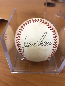 Julio Franco Jose Canseco & 2 others Autographed Baseball JSA Authenticated - Picture 1 of 8