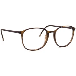 Silhouette Eyeglasses SPX 2935 75 9110 Illusion Havanna Tobacco Square 53-18 145 - Picture 1 of 6