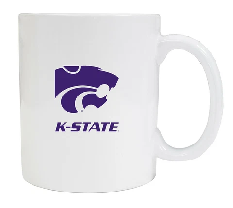 Kansas State Wildcats Coffee Mug-NCAA White Ceramic Mug Set 2 Pack Cover