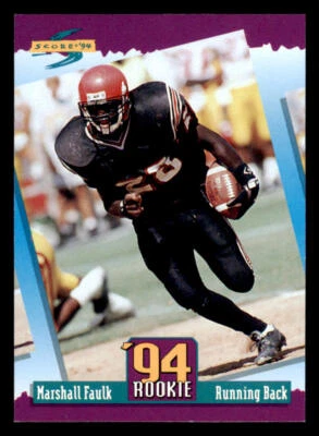 1994 Score #277 Marshall Faulk RC - Image 1 of 2