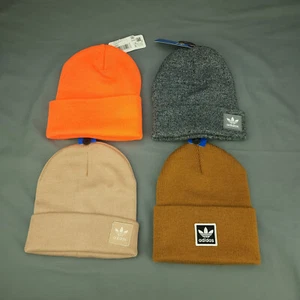 Adidas Original Beanie Beige/Brown/Orange/Gray - One Size Fits All - Picture 1 of 12
