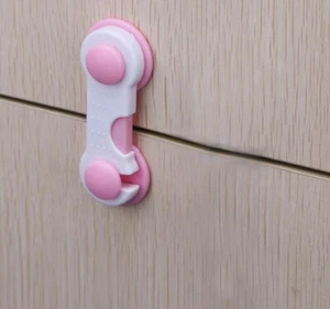 10pcs Pink Baby Kid Box Drawer Cupboard Cabinet Wardrobe Door Fridge Safety Lock - Picture 1 of 4