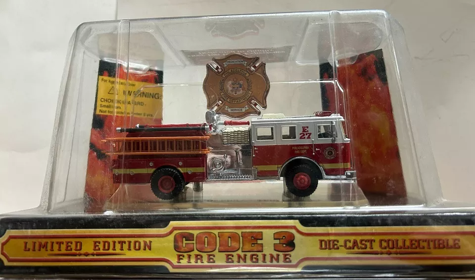 Code 3 Seagrave Pumper Fire Truck Replica Philadelphia - Image 1 of 1
