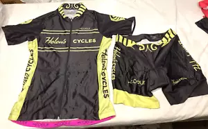 COEUR Triathlon KIT 2 pezzi, maglia e pantaloncini Helens Cycles (L) USA - Foto 1 di 12