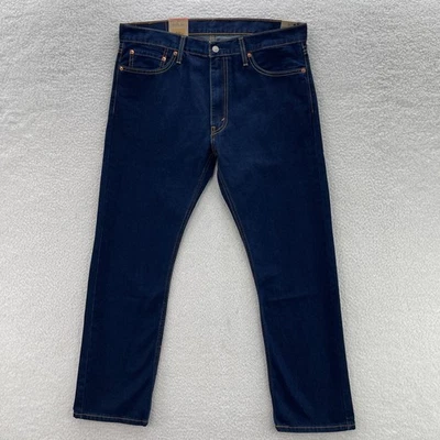 Jeans Levis 513 Para Hombre 36x30 Azul Ajustado Recto Lavado Oscuro Preppy Grunge Vaquero Foto 1 de 4