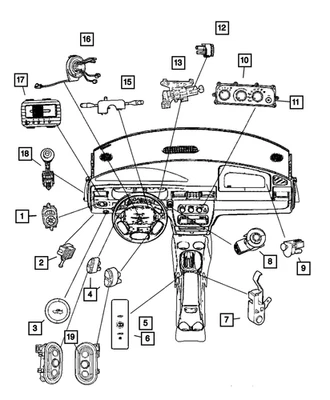 Genuine Mopar Speed Control Switch Right 5026006AB - Image 1 of 4