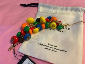 BRAND NEW ORIGINAL PACKAGING KATE SPADE X M&M’s BRACELET RAINBOW COLORS-SOLD OUT - Picture 1 of 21