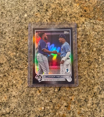 Slugger Reunion 25/25 BLACK, 2022 Topps Series One 1st Edition Vladimir & Wander - Image 1 of 2